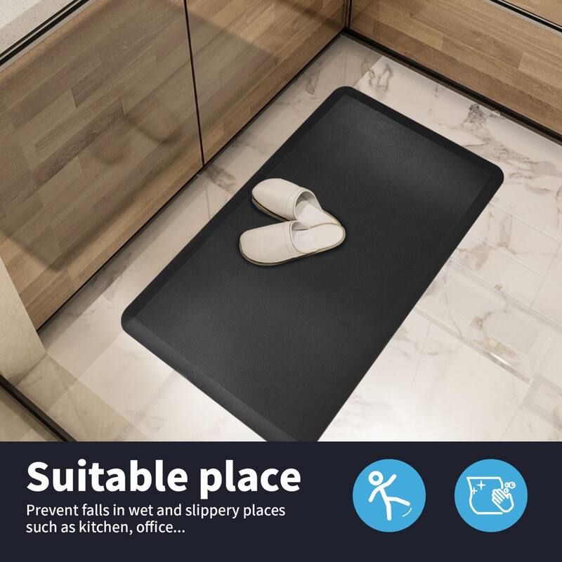 17.3"x28" Anti-Fatigue Comfort Mat,3/4 Inch Non Slip Foam Cushioned Kitchen Rugs - 28''X17.3''