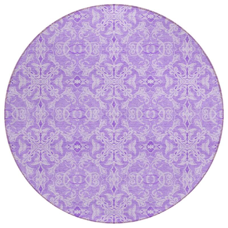 Machine Washable Indoor/ Outdoor Chantille Traditional Medallions Rug