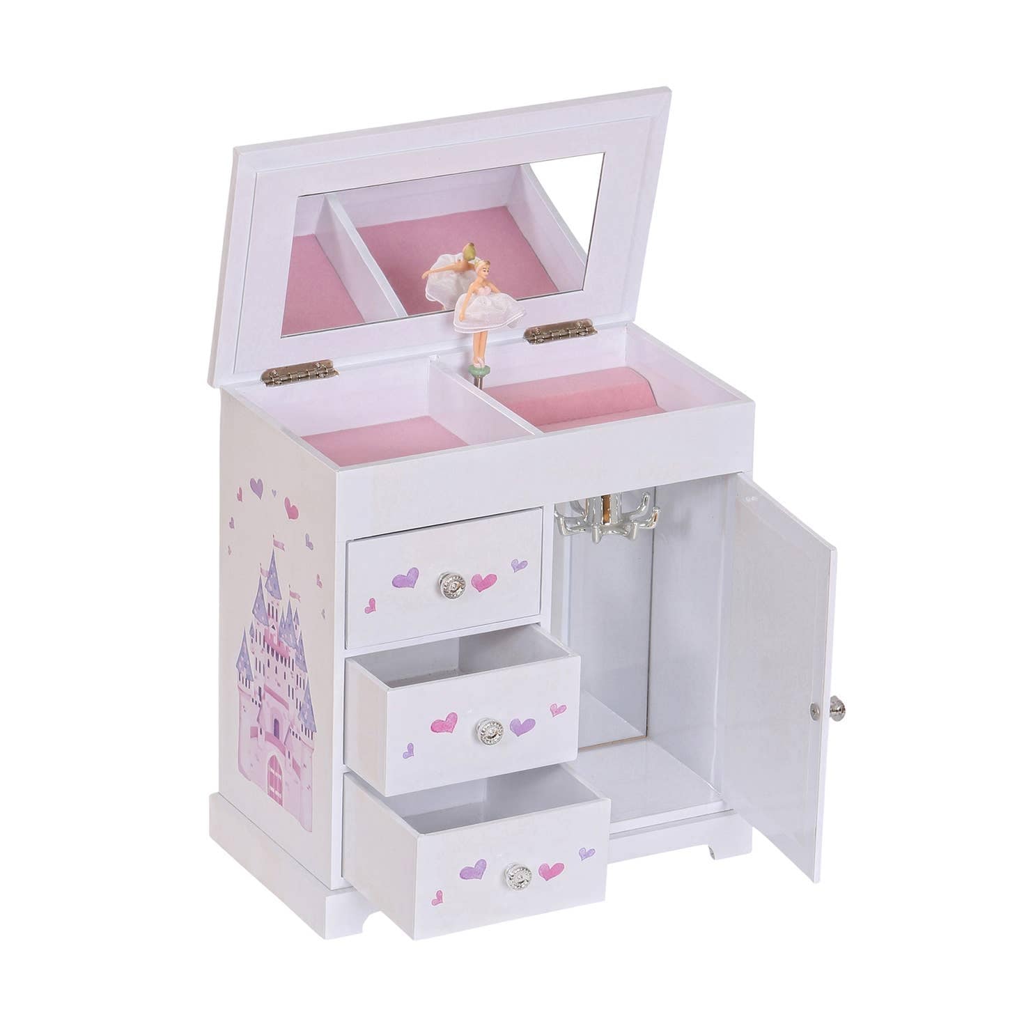 Mele and Co Adalyn Girls Musical Ballerina Jewelry Box