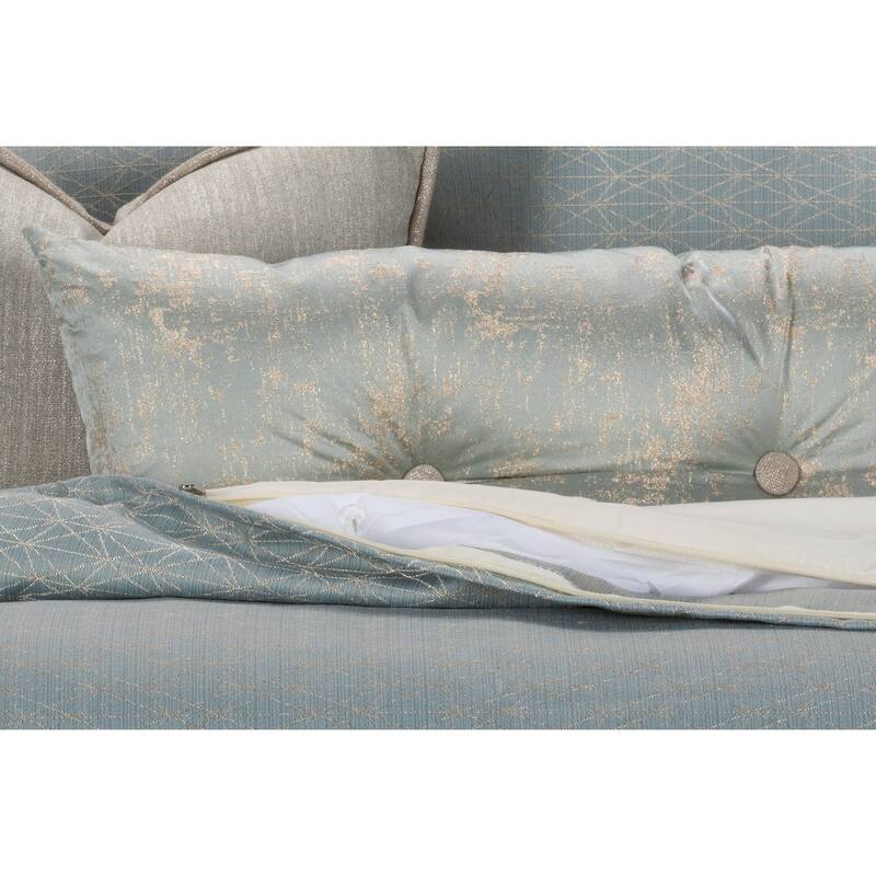 F Scott Fitzgerald Star Attraction Mist Luxury Duvet Cover and Insert Set