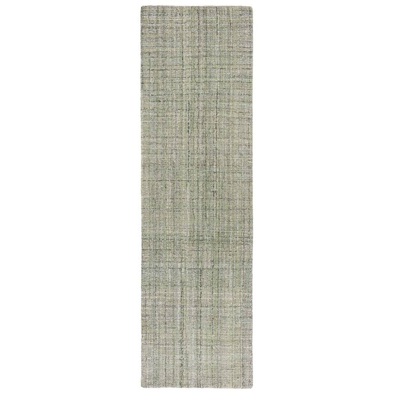 SAFAVIEH Handmade Abstract Cliff Rug - 2'3" x 8' Runner - Green