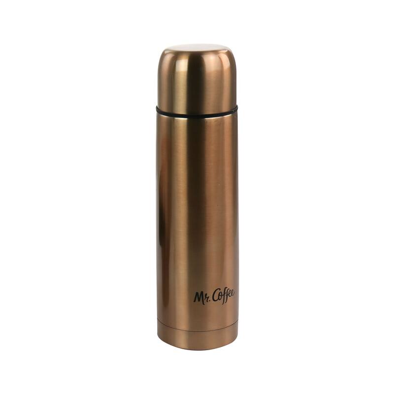 Mr. Coffee 2 Piece Thermal Bottle and Travel Mug in Copper