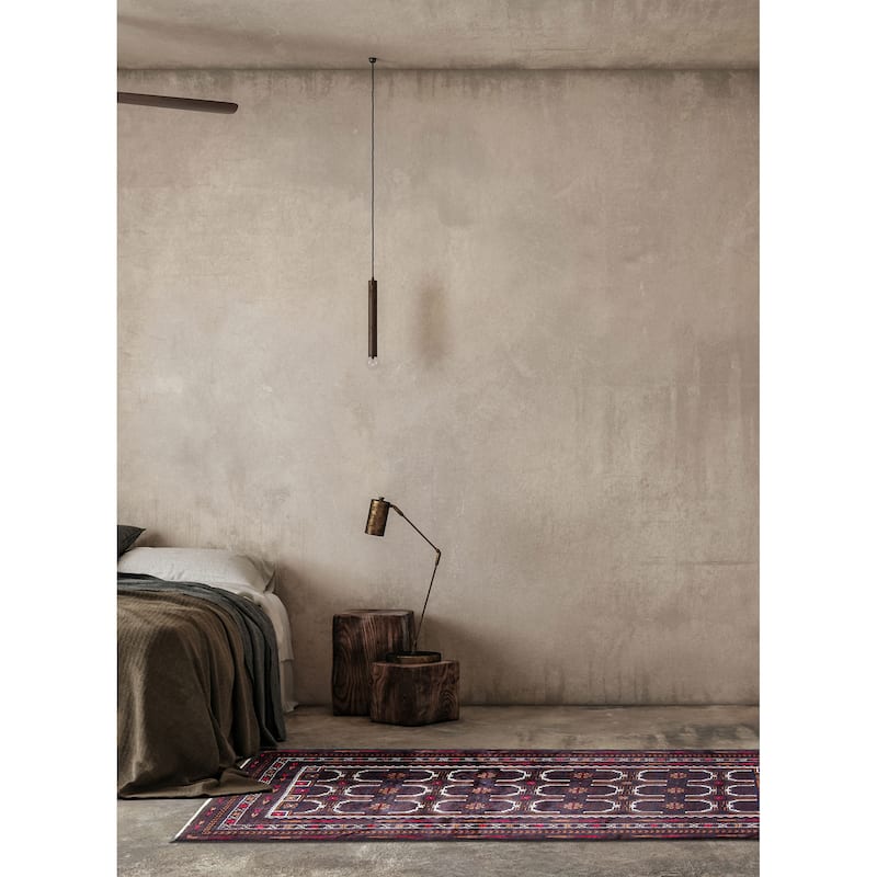 ECARPETGALLERY Hand-knotted Teimani Navy Wool Rug - 3'11 x 6'8