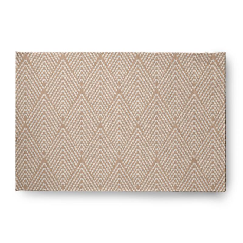 Lifeflor Diamond Spring Chenille Rug - 4' x 6' - Basswood Brown