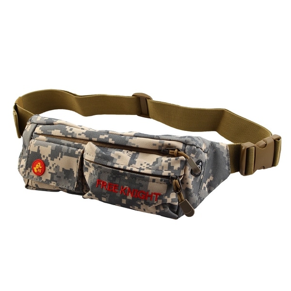 FreeKnight Authorized Running Jogging Sports Pouch Waist Bag Camouflage Gray