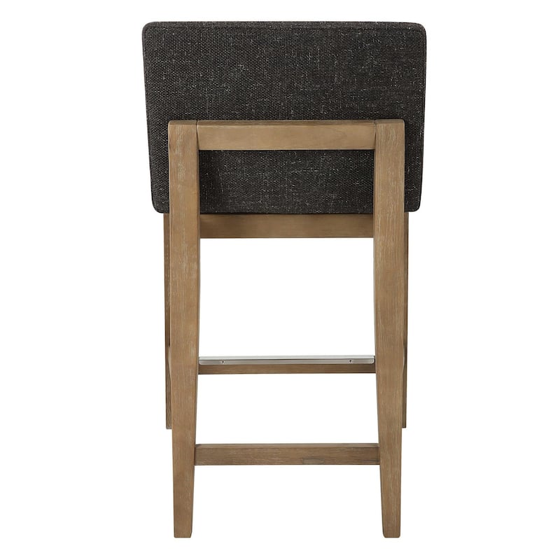 Sloped Padded Wooden Counter Stool - 38.5" - Chocolate Brown