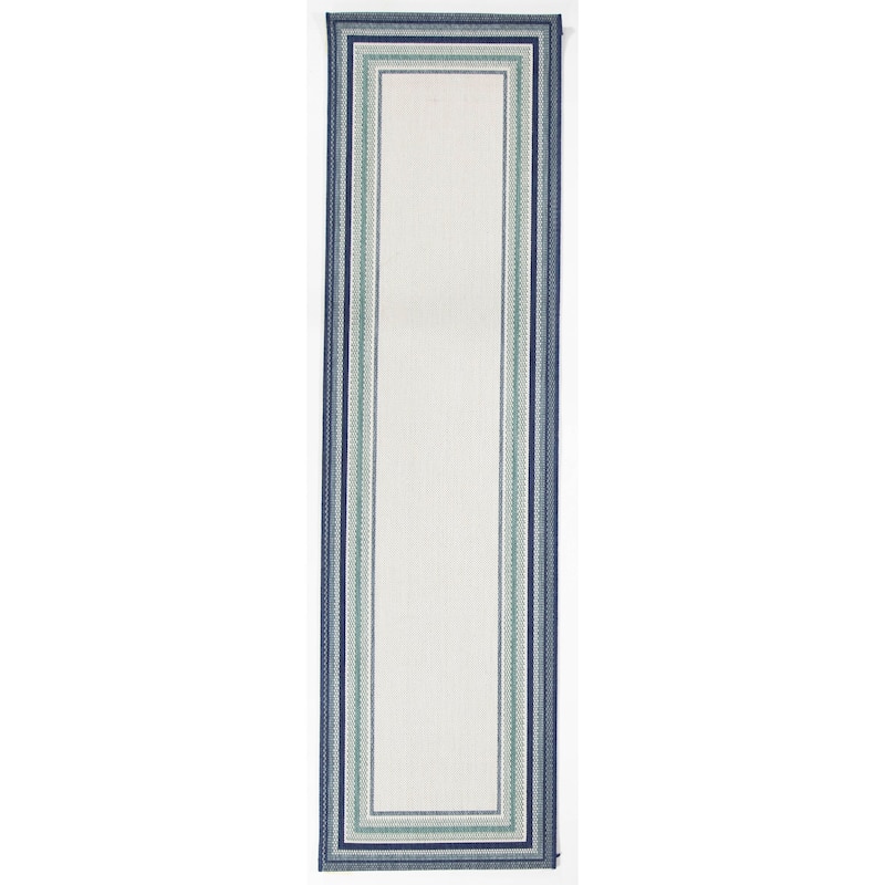 Kalena Bordered Indoor/Outdoor Area Rug