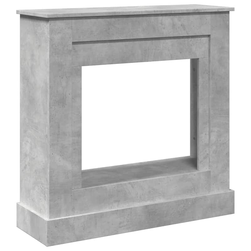 vidaXL Fireplace Surround 35.4x11.8x35.4" Engineered Wood