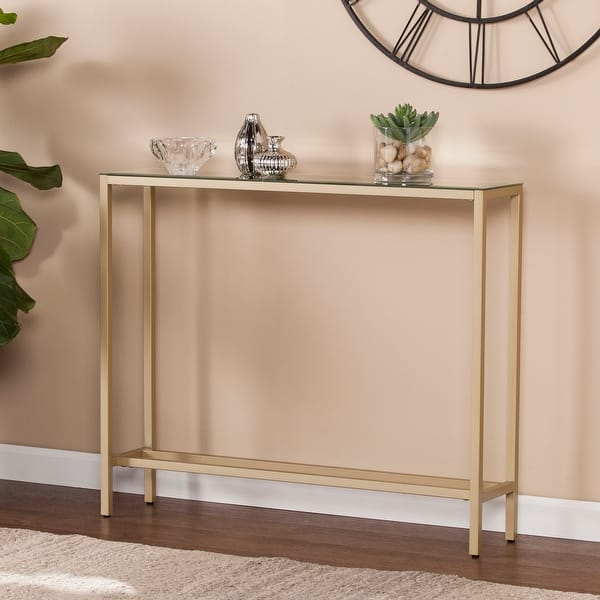 slide 2 of 37, SEI Furniture Ham Narrow Console Table