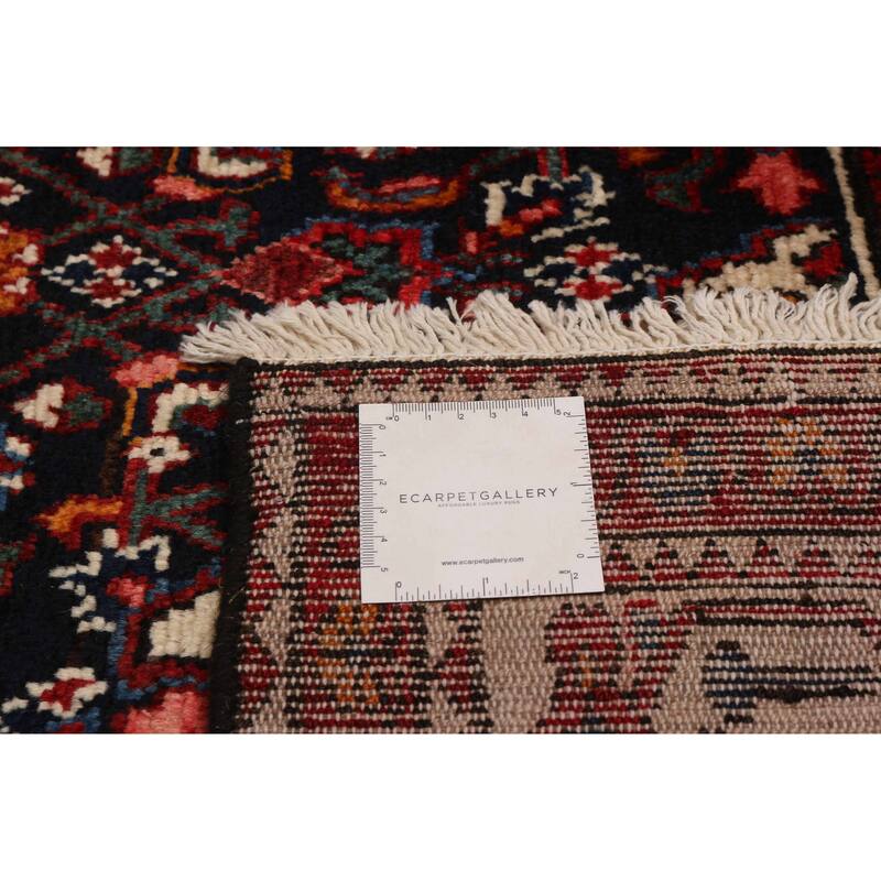 ECARPETGALLERY Hand-knotted Anatolian Vintage Navy Wool Rug - 5'4 x 10'2