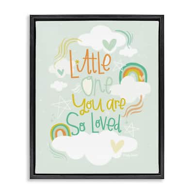 Stupell Little One You Are Loved Framed Floater Canvas Wall Art Design By Mandy Ford Art + Illustration