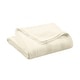 preview thumbnail 38 of 59, Vellux Cotton Knit Blanket Super Soft Lightweight All Season Throw King - Off-White