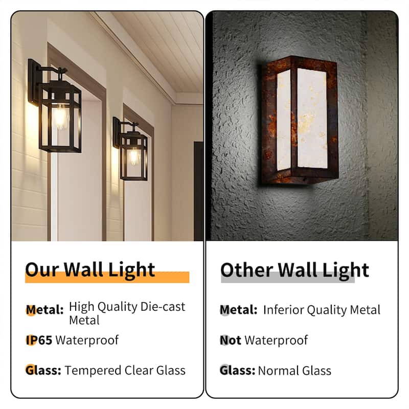 1-Light Outdoor Wall Light