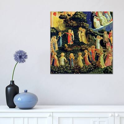 iCanvas "Deatil Of Paradise, The Last Judgement, c.1431" by Fra Angelico Canvas Print