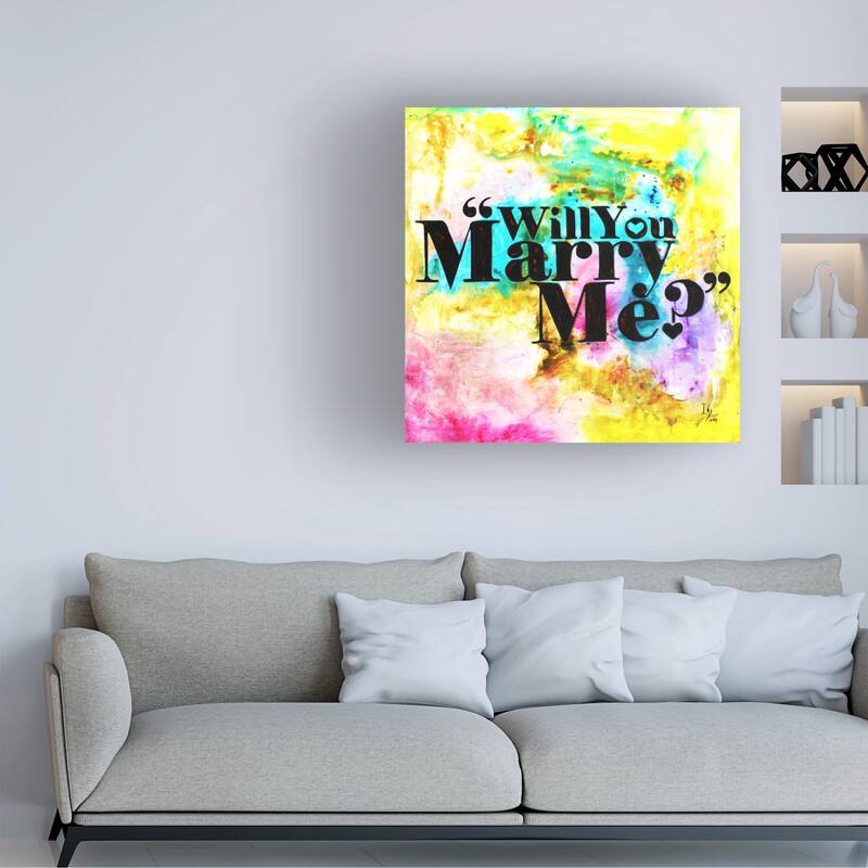 Ivan Guaderrama 'Marry Me' Canvas Art Bed Bath & Beyond 39538618