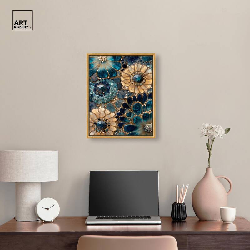 Opulent Geode III Canvas by Art Remedy