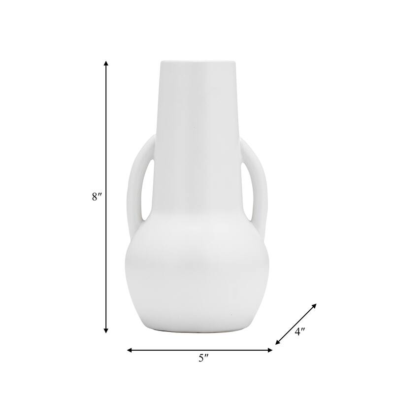 Decorative Ceramic Vase with Handles