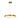 Modern 1-Light Brass LED Round Chandelier