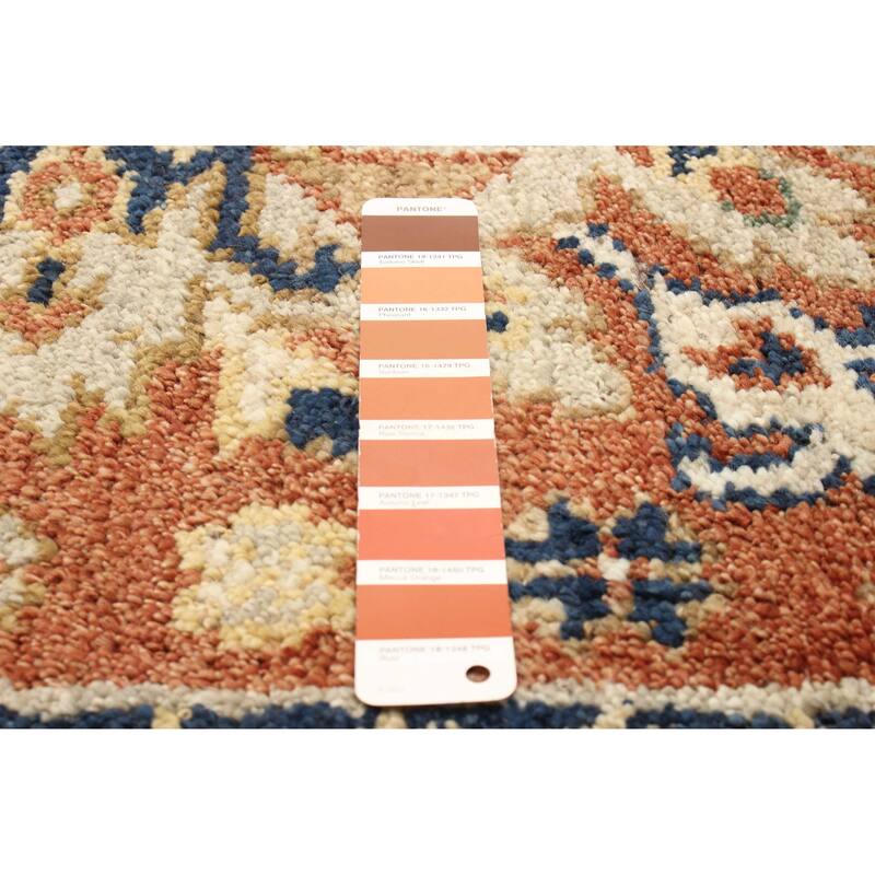 ECARPETGALLERY Hand-knotted Jules Serapi Copper Wool Rug - 5'3 x 8'0