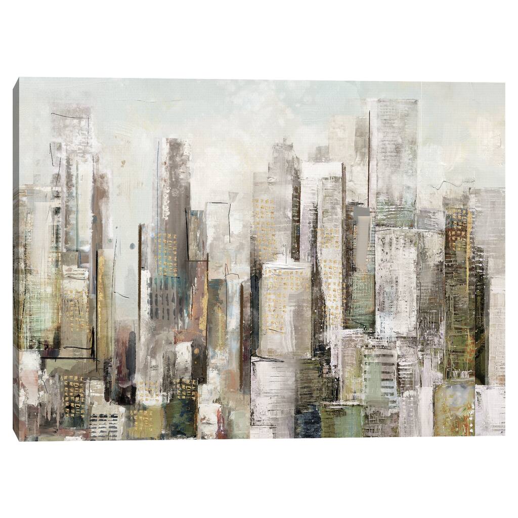 City Chic Gold by Studio Arts Canvas Art Print
