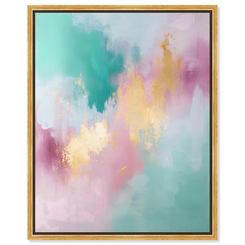 Pastel Dreams Mist Canvas by Art Remedy - 16" x 20" - Gold