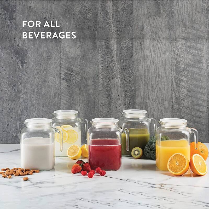 Bormioli Rocco Frigoverre Classic Jug with White Lid - 67.75 oz.