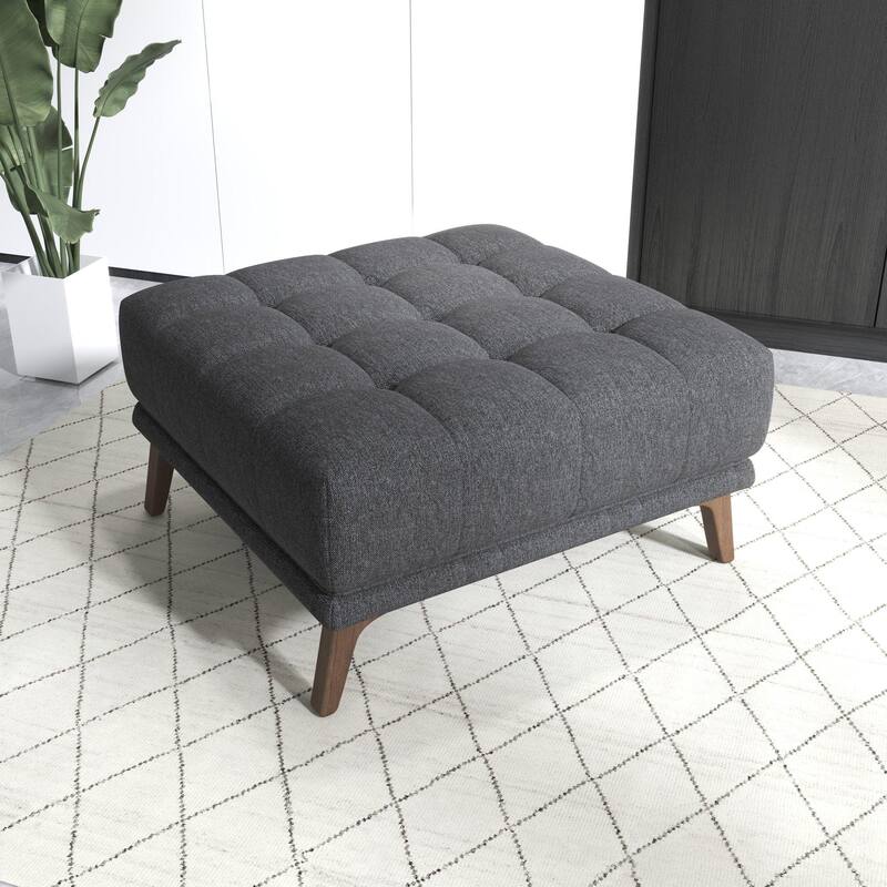 Addison Square Upholstered Ottoman Comfortable choice, multiple functions, classic design, and cozy corners