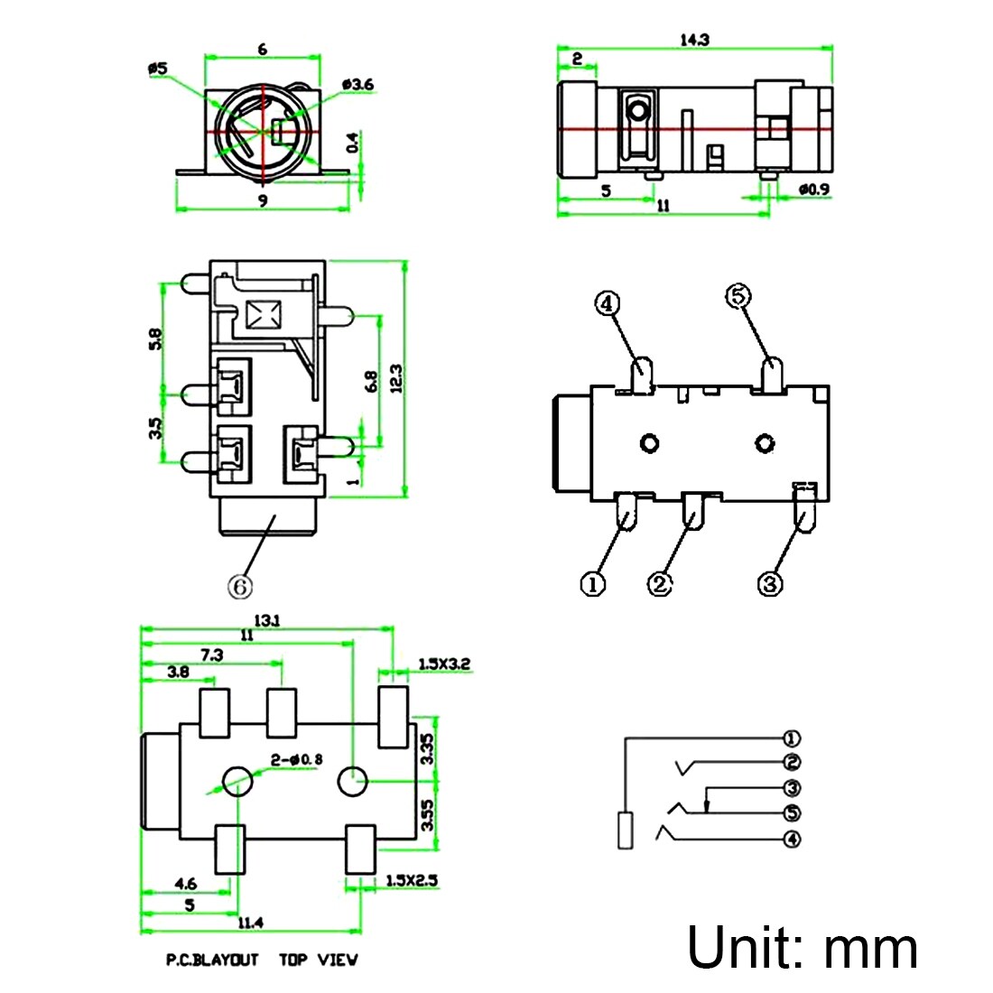 3 5 Mm Audio Jack Connector Diagram Wiring Diagrams Site