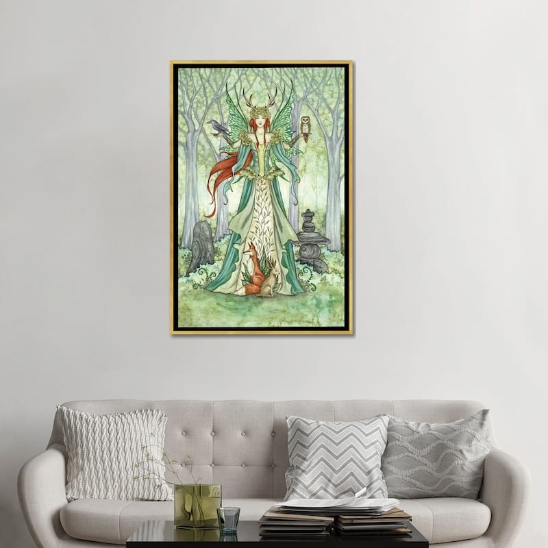 iCanvas "The Caretaker" by Amy Brown Framed Canvas Print