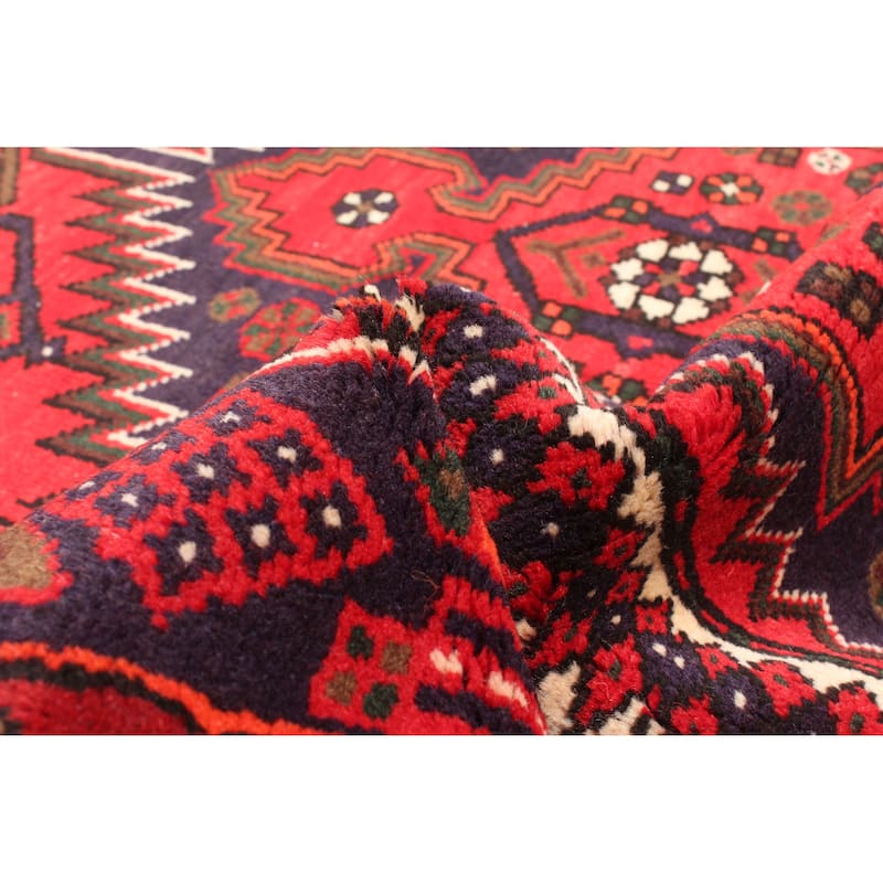 ECARPETGALLERY Hand-knotted Konya Anatolian Red Wool Rug - 4'2 x 6'8
