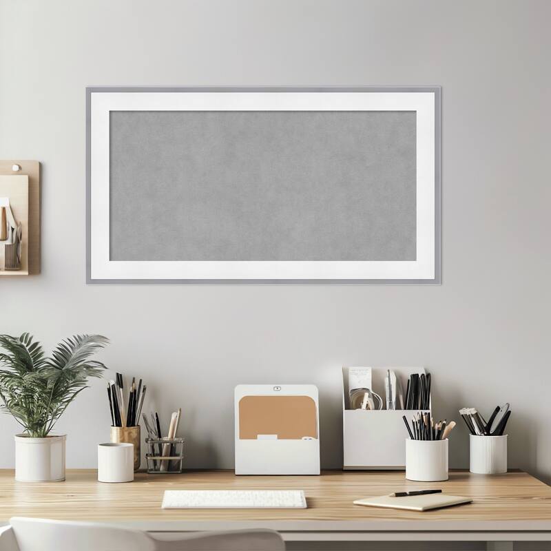 Amanti Art Maya Espresso Silver Framed