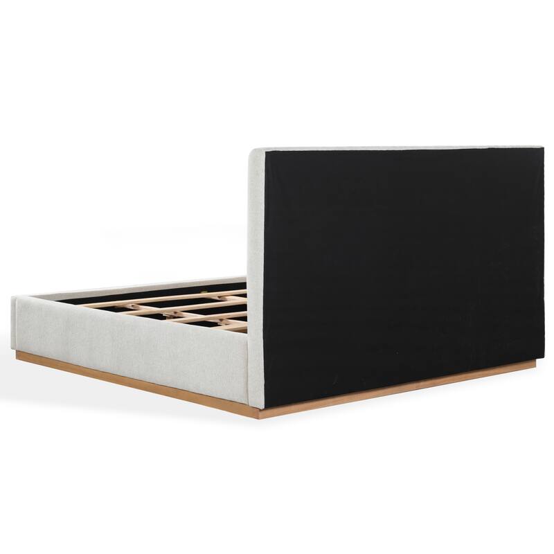 SAFAVIEH Couture Pippin Linen King Bed