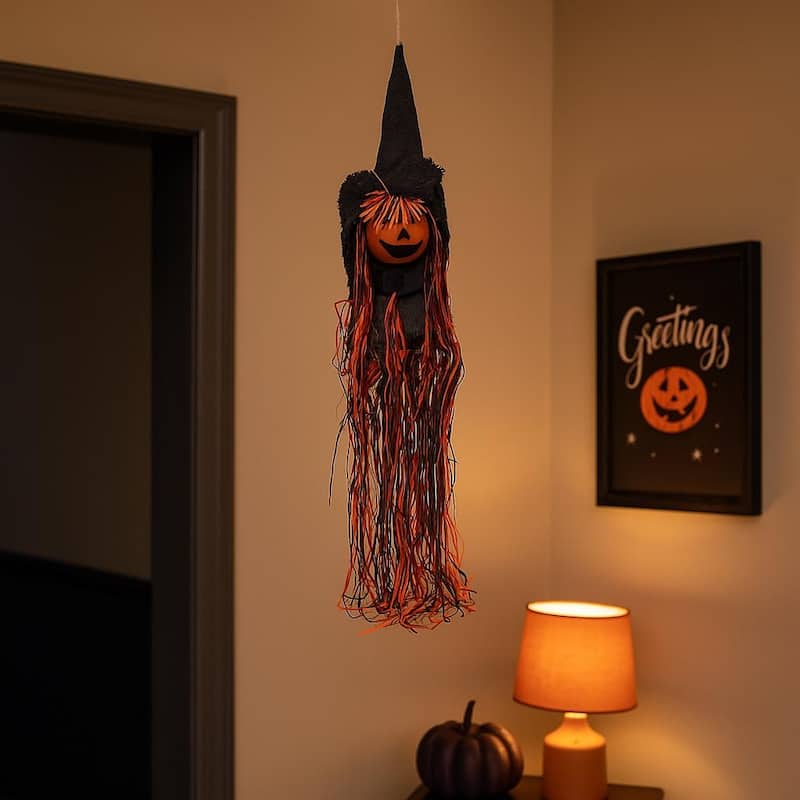 Hanging Witch Head