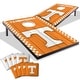 preview thumbnail 1 of 5, Tennessee Volunteers NCAA Compact 2x3 Tailgate Cornhole Board Set Include Carrying Case