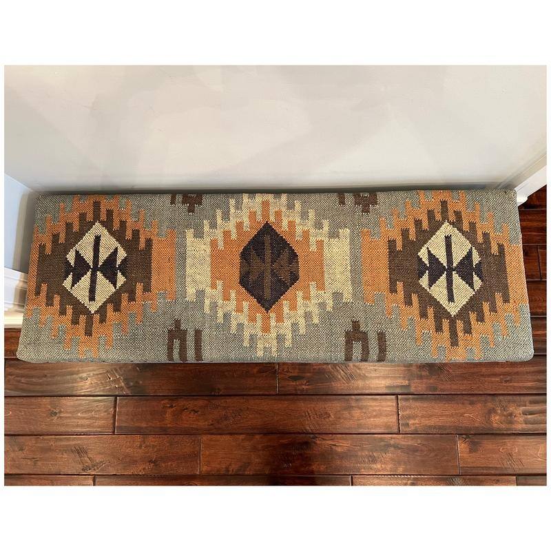 HERAT ORIENTAL Handmade Upholstered Storage Bench