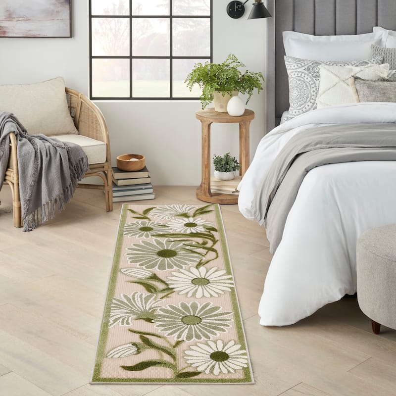Nourison Aloha Indoor/Outdoor Floral Area Rug