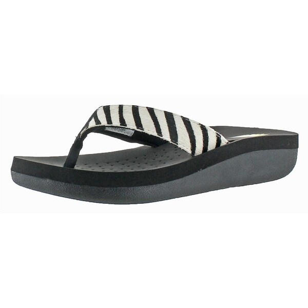 volatile black flip flops