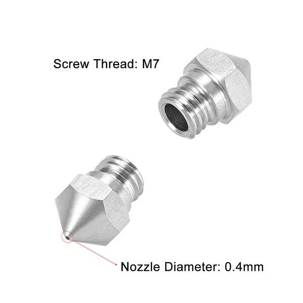 Shop 0 4mm 3d Printer Nozzle Fit For Mk10 For 1 75mm Filament