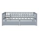 preview thumbnail 71 of 95, Roomfitters Twin Size Daybed Wood Frame with Two Storage Compartments, Space-Saving and Stylish Design for Any Room