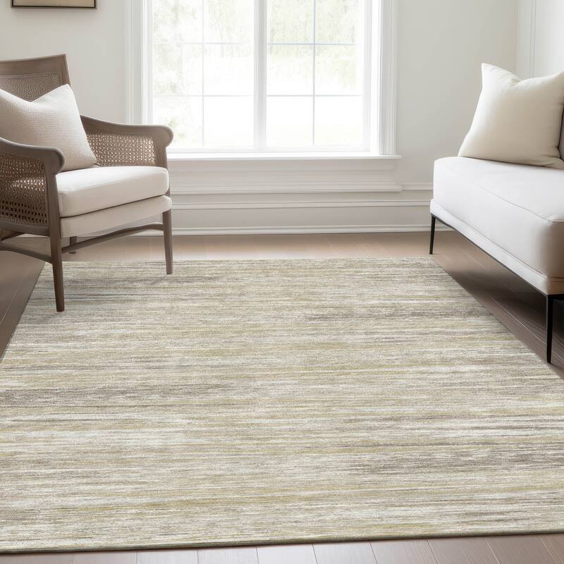 Premium Washable Super Soft Ombre Stripes Mayfield Rug