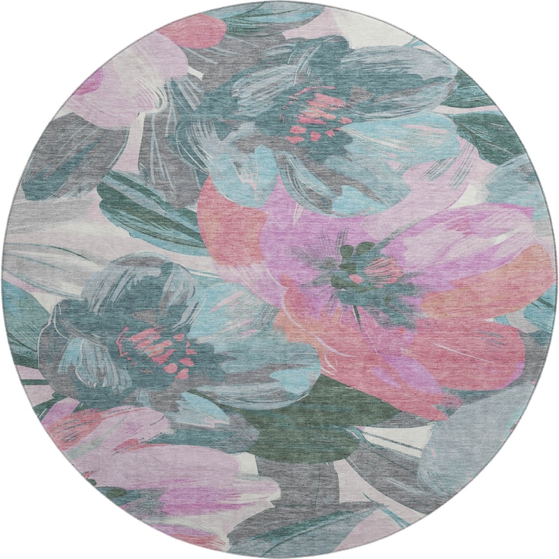 Premium Washable Super Soft Modern Floral Mayfield Rug