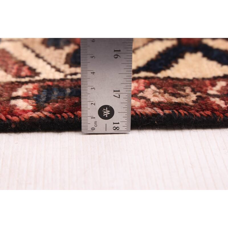 ECARPETGALLERY Hand-knotted Kayseri Vintage Brown Wool Rug - 4'4 x 6'5