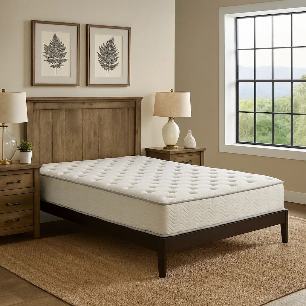 Mason 9 Inch Ultra Soft Pocket Coil California King Size Mattress, White