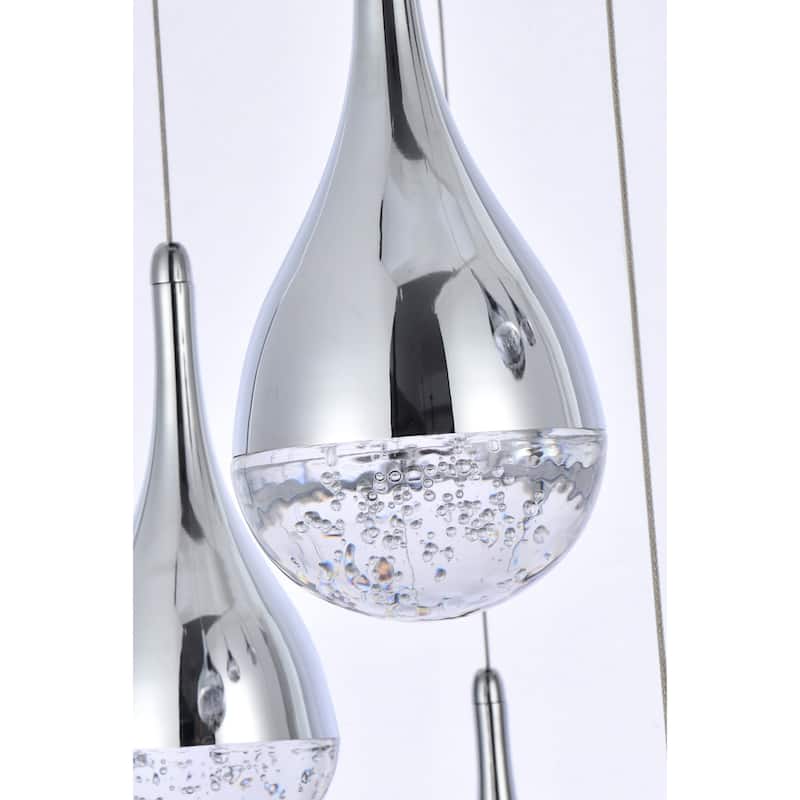 Elegant Lighting 3825D42 Amherst 25 Light 42" Wide LED Chandelier