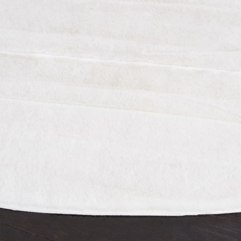 SAFAVIEH Faux Rabbit Auzinda Washable Fur Solid Shag Rug