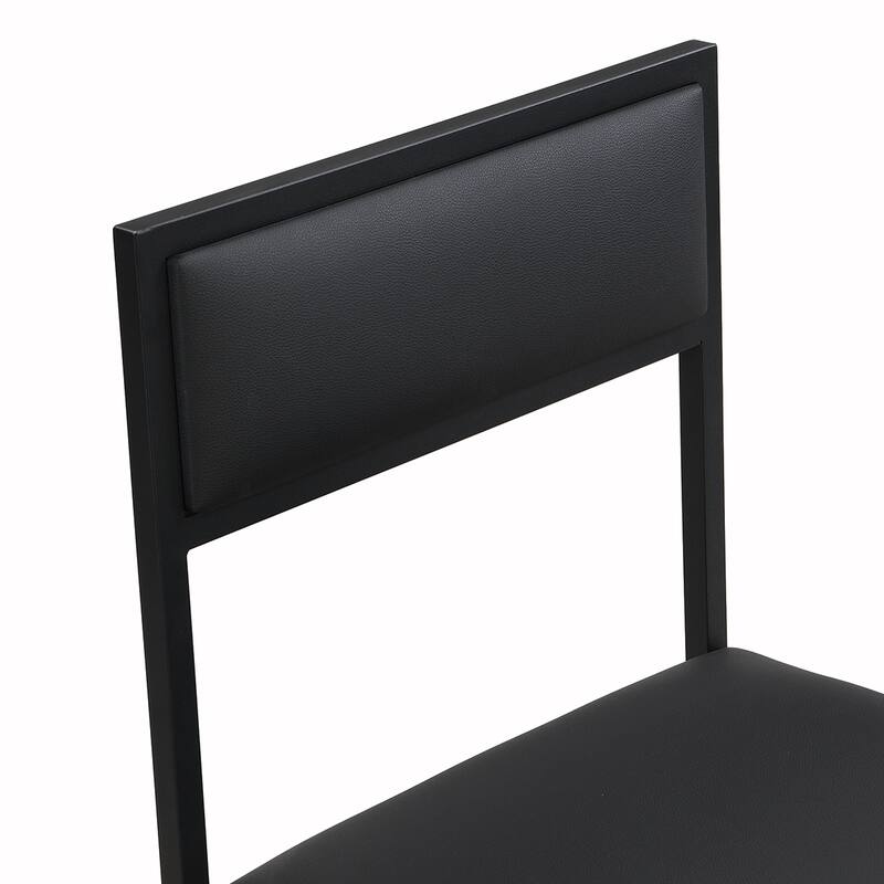 PU Chair And Extendable Dining Table Set