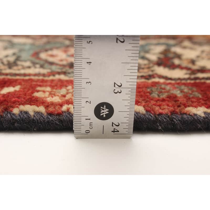 ECARPETGALLERY Hand-knotted Andelz Red Wool Rug - 3'10 x 10'8