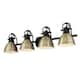 Option Matte Black with Aged Brass