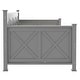 preview thumbnail 6 of 14, Merax X-shaped Decoration Twin Daybed with 2 Large Drawers