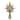 Kurt Adler 13.4 Inch Gold Glitter Polaris Projector Tree Topper